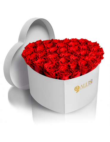 Box Cuore Rose Rosse...