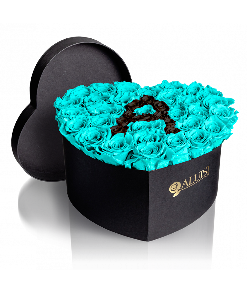 Cuore Rose Tiffany Stabilizzate Personalizzabile