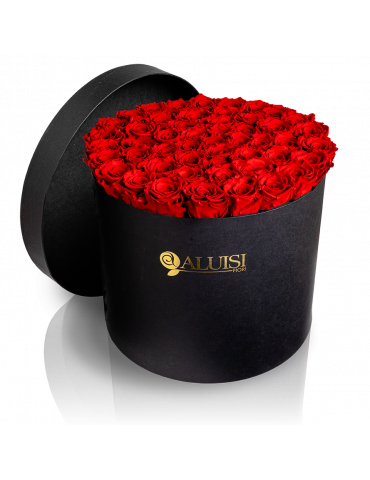 50 Rose Rosse Stabilizzate