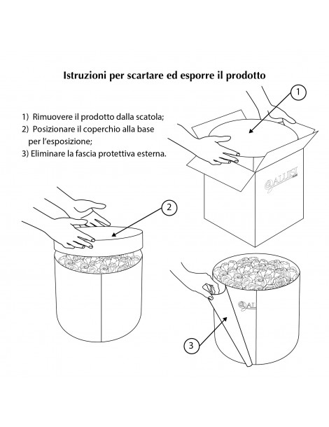 50 Rose Arancioni Stabilizzate Flower Box Personalizzabile